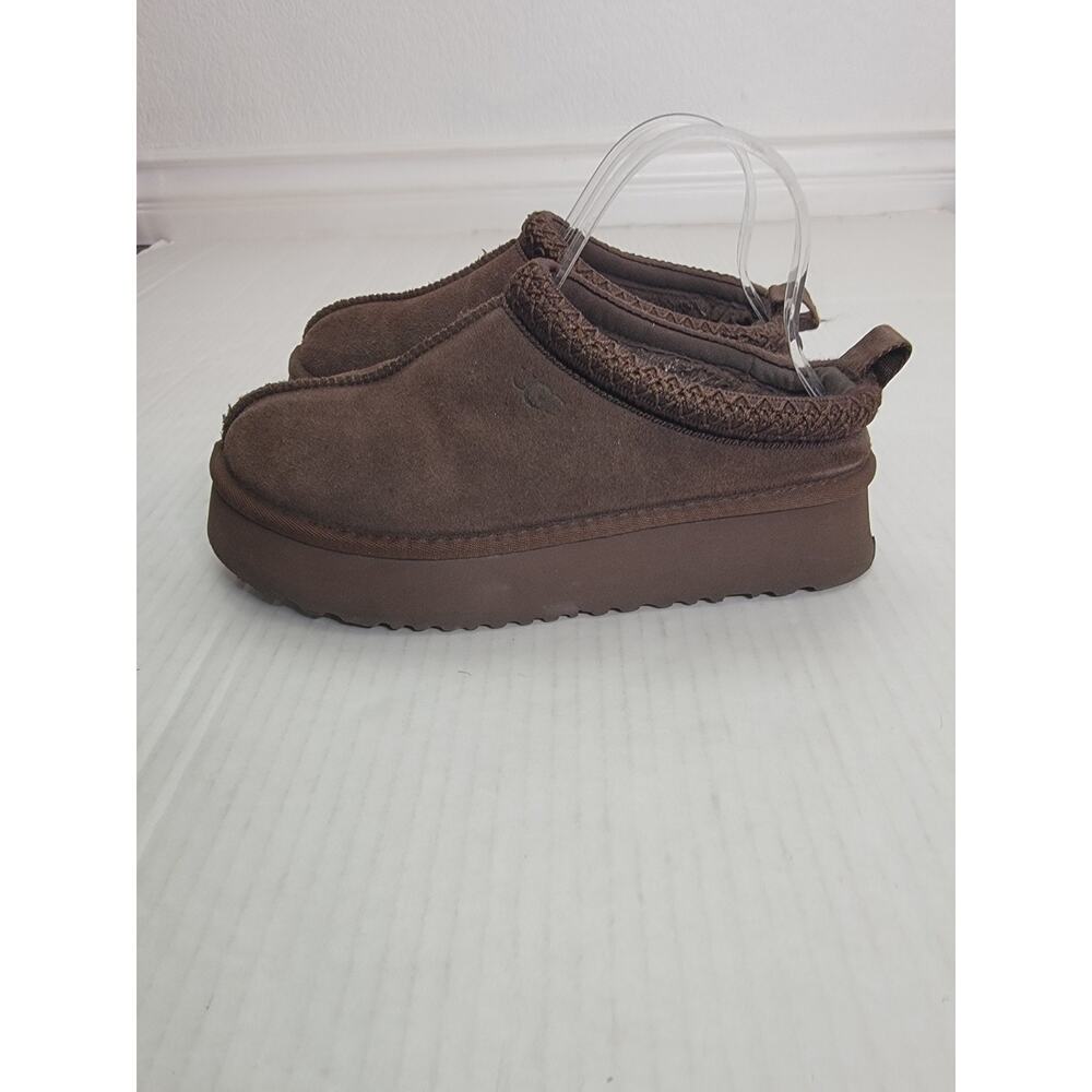 UGG Size 9 Tazz II Suede Platform Slipper Clogs Tasman Womens Chocolate Brown